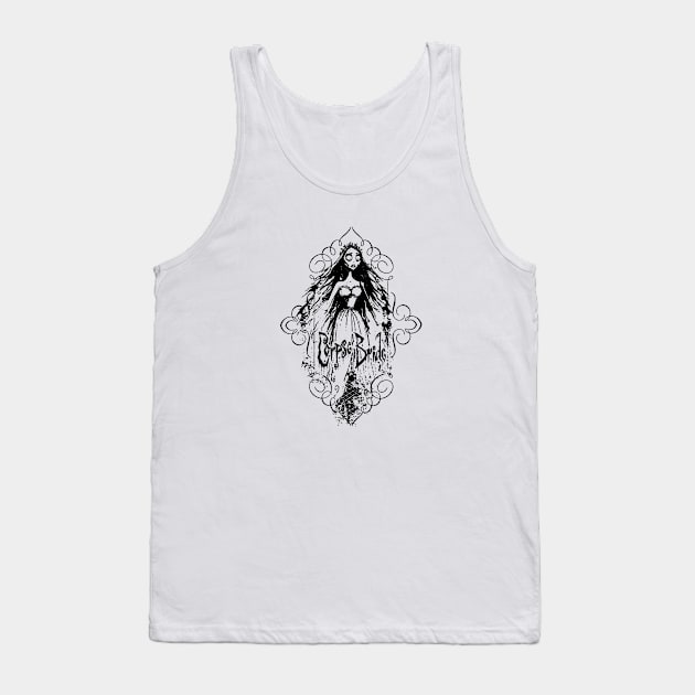 Corpse Bride You May Kiss The Bride Girls Tank Top by Leblancd Nashb